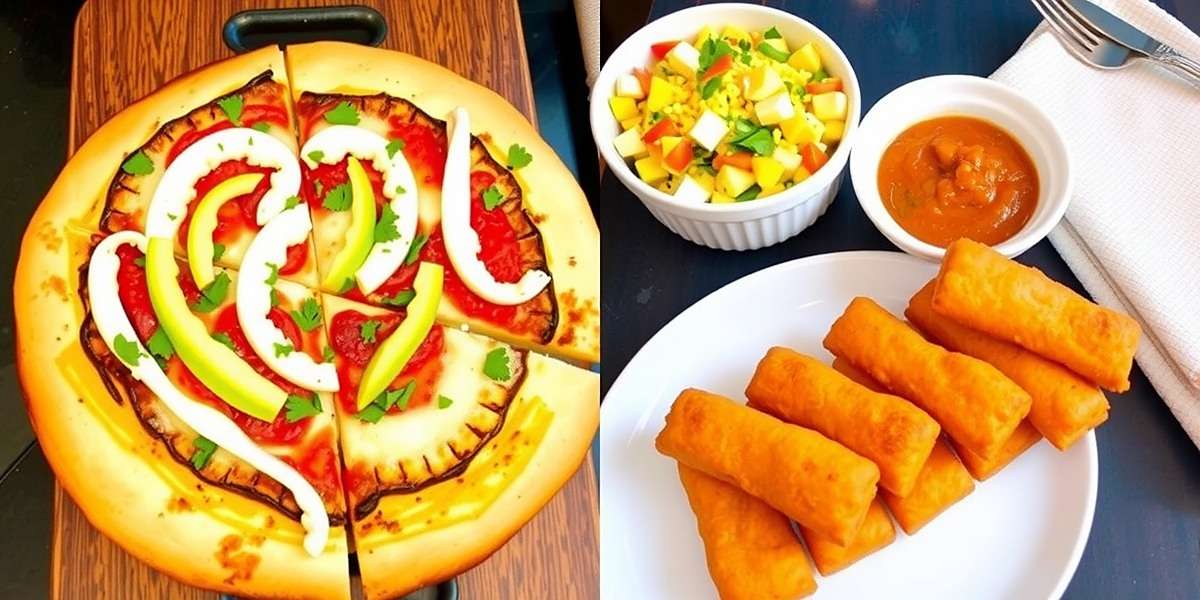 Chaat Charm Fusion Recipes Chaat Charm fusion recipes showing chaat pizza and other innovative dishes
