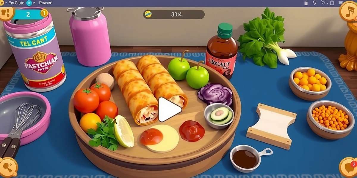 Chaat Charm Gameplay Screenshot Chaat Charm gameplay showing a player preparing pani puri with various ingredients