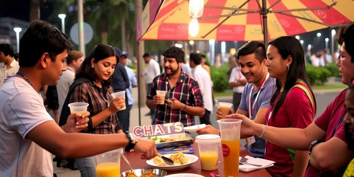 Chaat Charm Community Food Fest Chaat Charm community event in Bangalore with players enjoying street food together